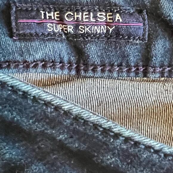 VIGOSS Chelsea Super Skinny Blue Denim Low Rise Jeans Stretch Comfort Sz 26/31‎ - Picture 9 of 10
